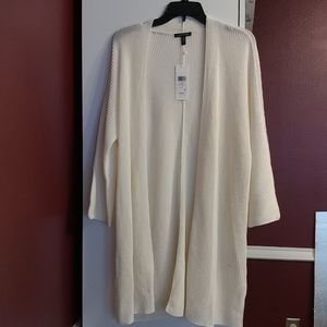 Eileen Fisher ivory kimono cardigan